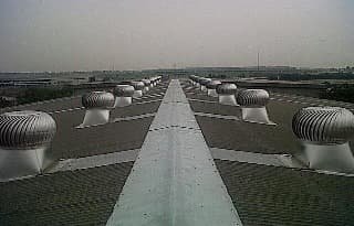 Pemasangan Turboair Turbine Ventilator proyek 50